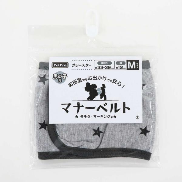 <a href="https://www.qoo10.jp/gmkt.inc/Search/brand.aspx?brandno=112304" target="_blank" class="title_brand" id="btn_brand" title="ペットプロ">ペットプロ</a>マナーベルト グレースター M