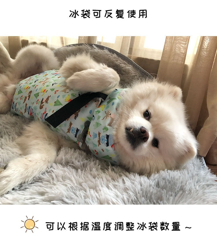 犬 クールベスト 保冷剤 付き 冷却ベスト 冷感ベスト 熱中症対策 ペット 服 ドッグ h0415