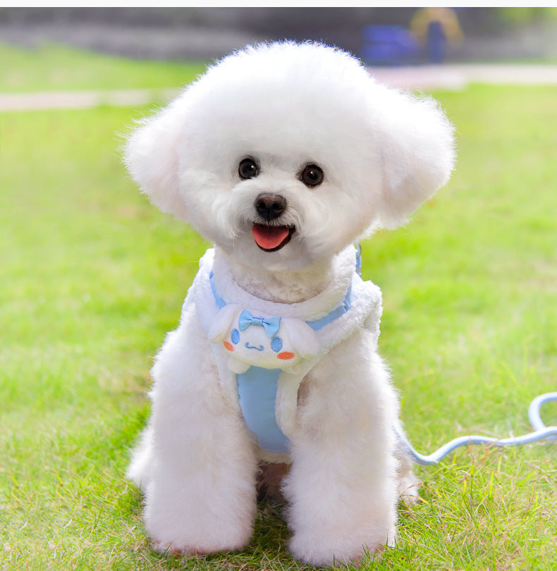 お出かけ シンプル 犬用ハーネス お散歩 犬 おしゃれ 犬用 胴輪 ハーネス 85 ネコ用ハーネス 2点セット 小型犬 軽量 ペットハーネス ペット用品 リーシュ 猫用 簡単装着 中型犬 リード ハー