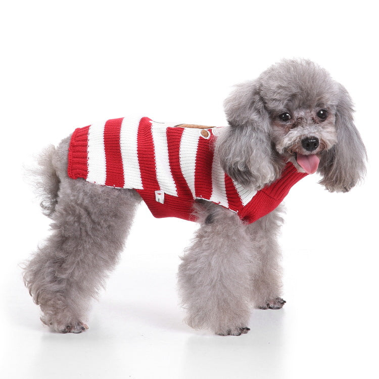 2023年新作入荷 ペット服 犬 服 Tシャツ ドッグウェア犬セーターペットクリスマスセーターニットハイネックペット服セーター犬セーター