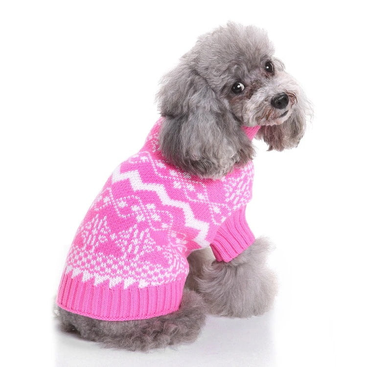 2023年新作入荷 ペット服 犬 服 Tシャツ ドッグウェア犬服クリスマス衣雪花セーターハロウィンペット服セーターヘラジカ衣犬セーター