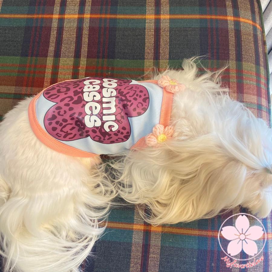 万能流行感 ペット 服 安い 犬 服 春 夏 秋 花柄 キャミソール かわいい 可愛い ハイブランド 猫 ドッグウエア
