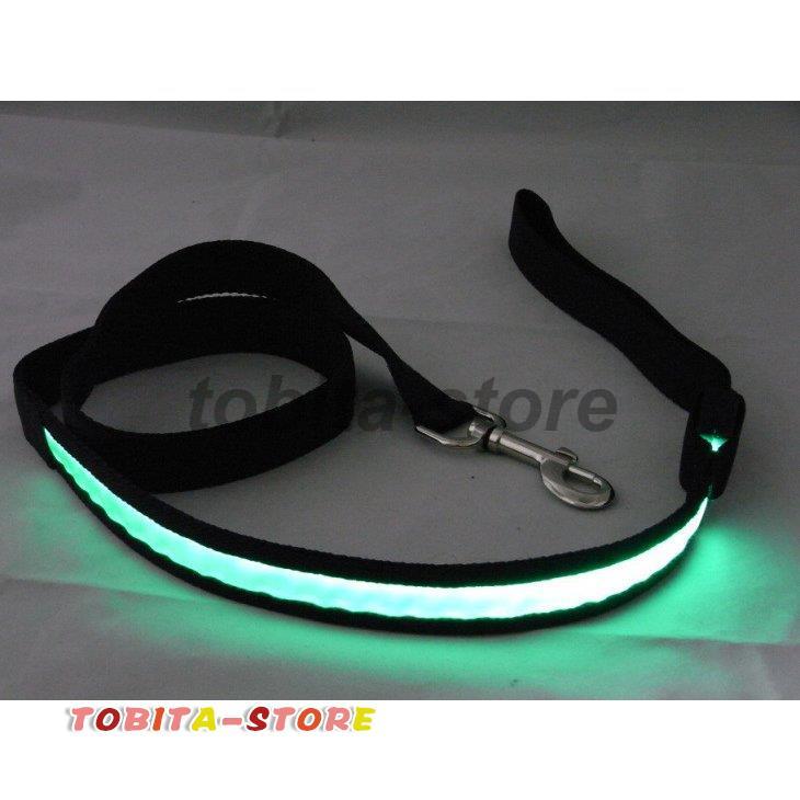 リード 牽引紐 散歩紐 光る LEDライト ペット用品 犬用 猫 電池式 お散歩グッズ 夜の散歩 夜道 夜間 安全対策 イヌ ドッグ