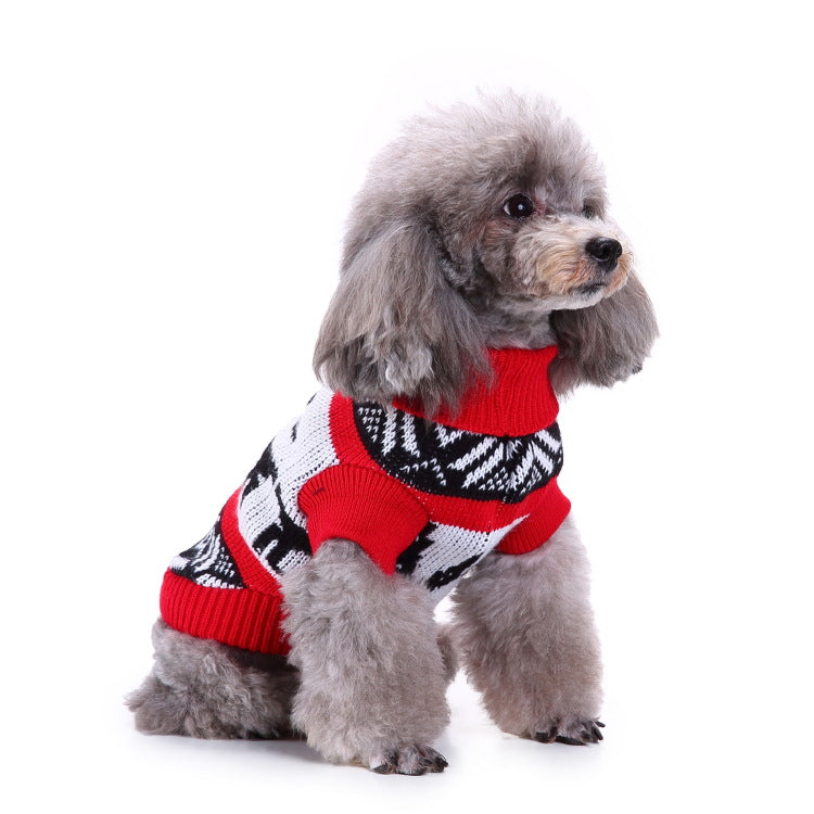 2023年新作入荷 ペット服 犬 服 Tシャツ ドッグウェア犬服クリスマス衣雪花セーターハロウィンペット服セーターヘラジカ衣犬セーター
