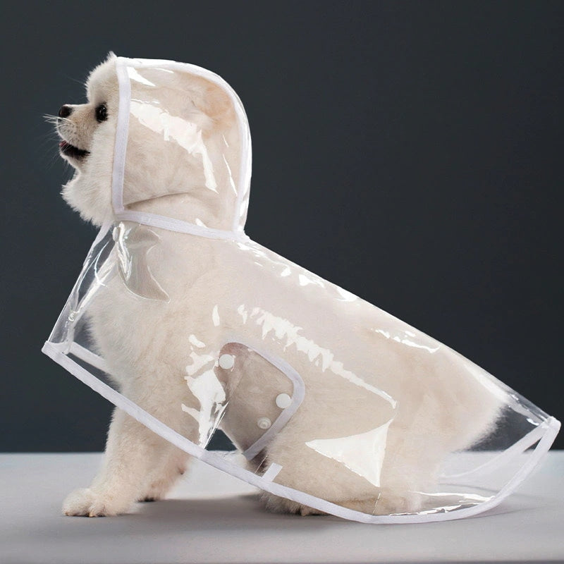 人気ペットマッキントッシュ透明犬マッキントッシュ防水防風ペット服大型犬