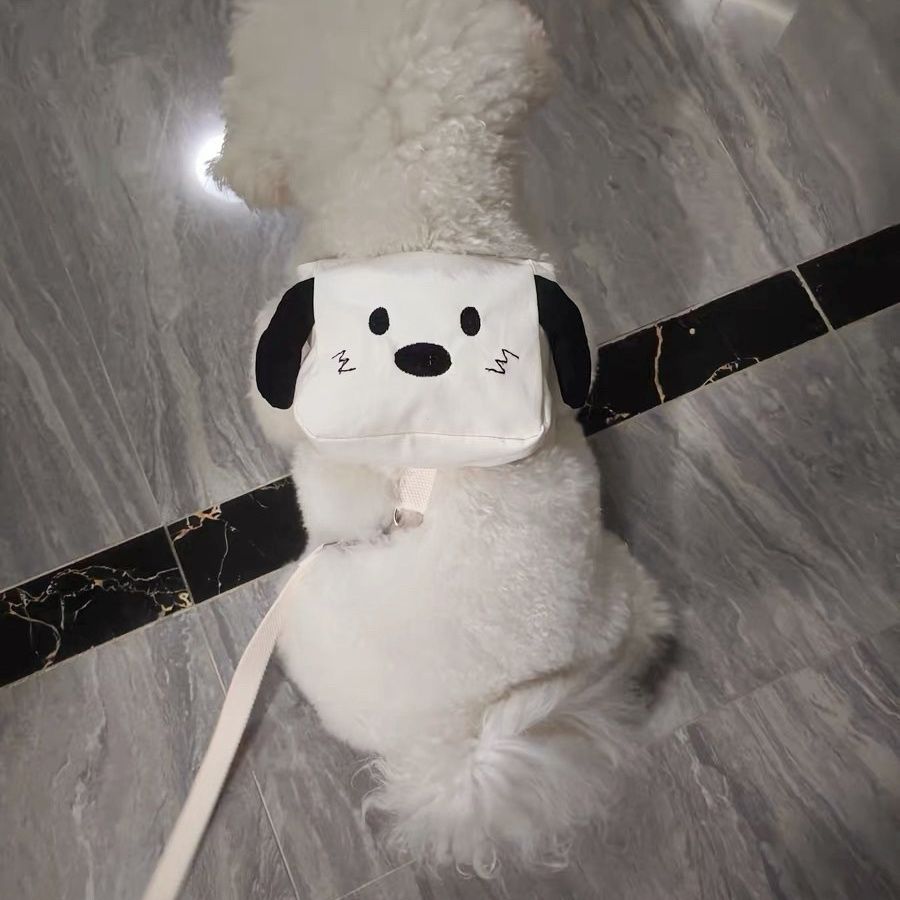 ペットの外出はかわいいですリュックサックの小型カバンは熊のテディの牽引紐の子犬の猫より可愛いです