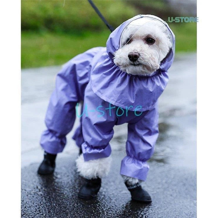 犬用 防水服 レインコート 犬服 雨具 お散歩 梅雨対策 着脱簡単 ゴールデン犬 防雨犬の服 小型犬 中型犬 犬レインコート ドッグウェア