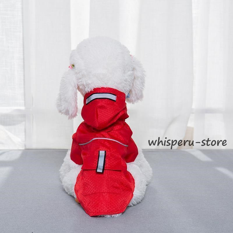 犬 レインコート レイングッズ 小型犬 製品気質 カッパ フード付き ポンチョ 梅雨 雨具