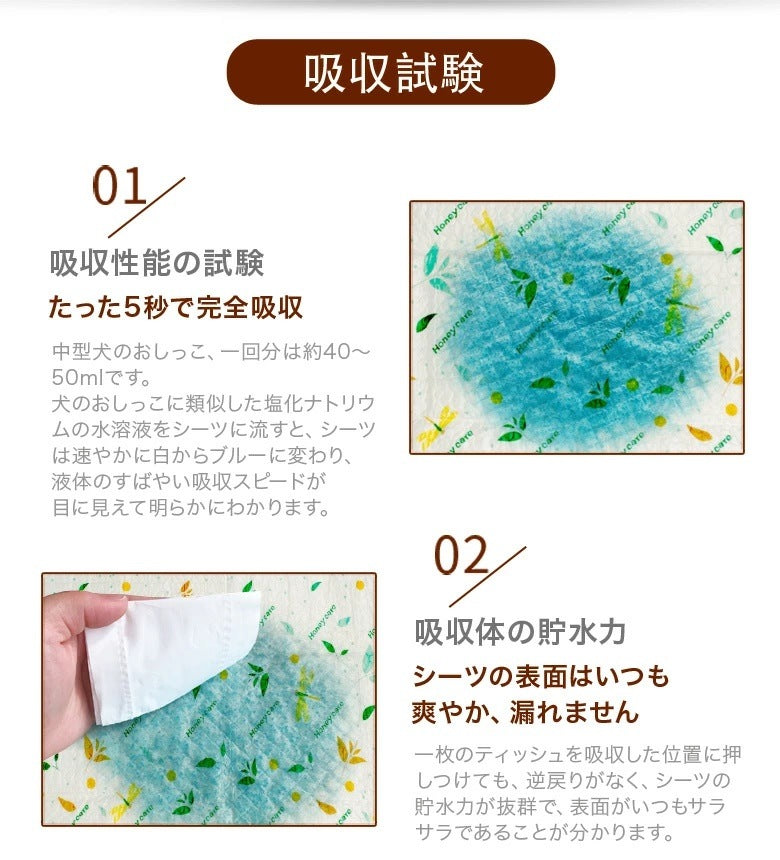 <a href="https://www.qoo10.jp/gmkt.inc/Search/brand.aspx?brandno=109151" target="_blank" class="title_brand" id="btn_brand" title="Honeycare">Honeycare</a>ペットシーツ 中厚型 ペットシート厚型 サイズ選択可 レギュラー ワイド スーパーワイド ヒノキの香り付き 香りの選択