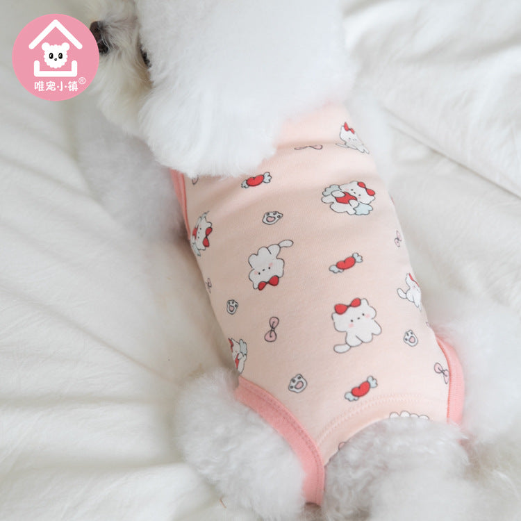 【新作犬猫服 登場】 犬服 ペット服 犬 洋服 春秋新作かわいいペット服犬猫服ペット服ノースリーブ服