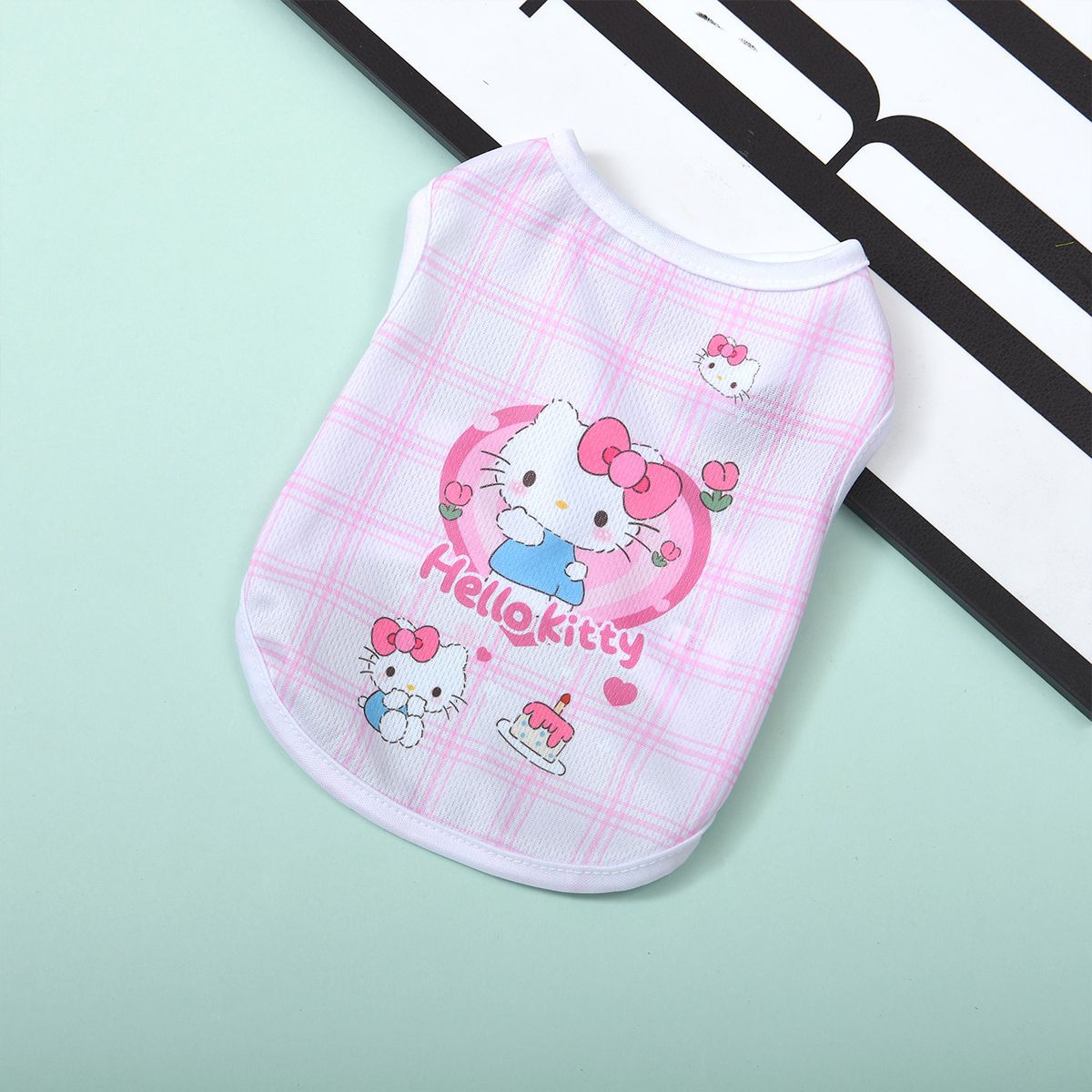 史上最強セ一ル激壳れ人気商品サンリオ超人気 ペット かわいい チョッキ 洋風超萌猫犬 夏の涼しげ服 サンリオシリーズ キティ 通気服