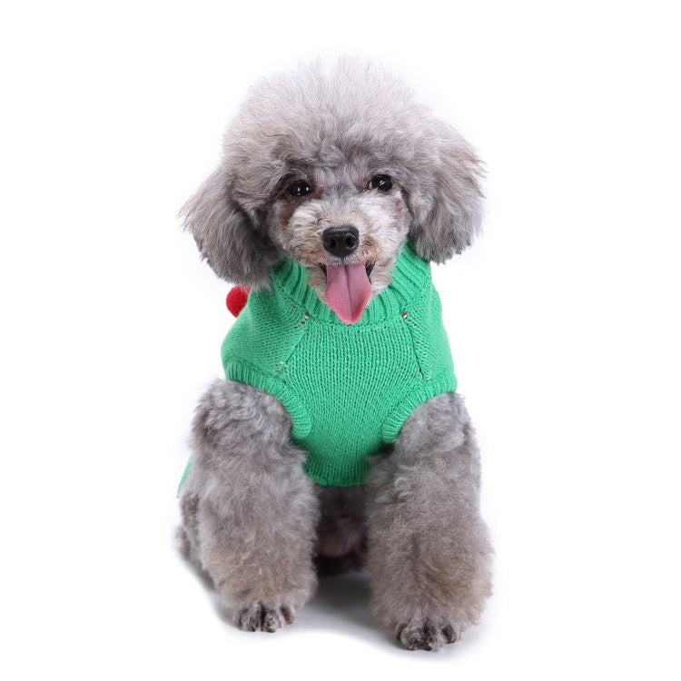 2023年新作入荷 ペット服 犬 服 Tシャツ ドッグウェアペットの服セーターハイネック犬の服セータークリスマス雪花の犬のセーター秋冬