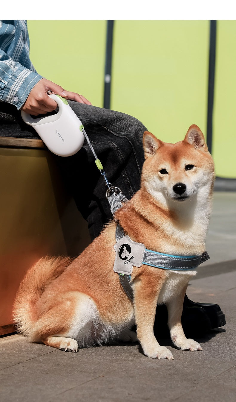 ペット牽引ロープ伸縮制御可能なドッグランロープ反射ロープ犬5m牽引器
