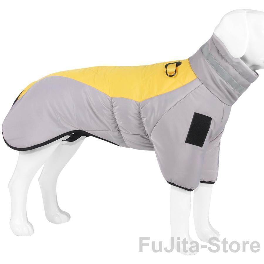 ペット服 犬服 ドッグウェア ダウンジャケット 大型犬防寒 秋冬 ワンちゃん服 大型犬 保温 防水 犬のコート 中綿ジャケット 裏起毛 二つ足 冬 暖かい服 愛犬用