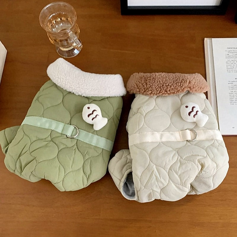 ペット服 犬の服 犬猫服 テディビーベア ヨークシャー 小中型犬 服 快適 ペット用品 犬用品 散歩 防寒 秋冬服
