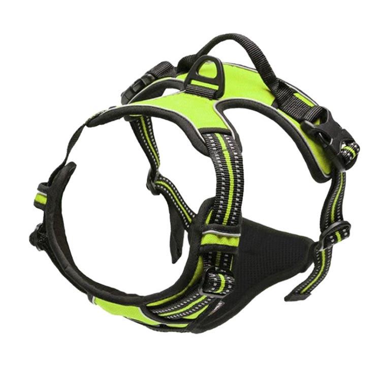 本日限定 2枚購入で150円OFF ドッグ ハーネス 犬 小型犬 大型犬 やさしい 引っ張り防止 負担が少ない 中型犬 犬 おしゃれ 簡単装着 犬用ハーネス アジャスター付&Dカン付 反 新品追加