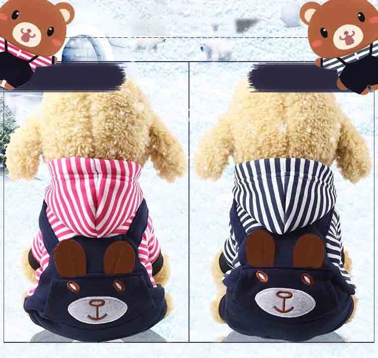 保温 ペット服 厚手 ペット 猫犬服 小中型犬 サロペット ドッグウエア ペット用品 犬用品 犬服