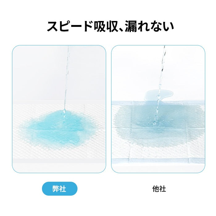 <a href="https://www.qoo10.jp/gmkt.inc/Search/brand.aspx?brandno=109151" target="_blank" class="title_brand" id="btn_brand" title="Honeycare">Honeycare</a>急速発送 ペットシーツ 中厚型 レギュラー 100枚 ワイド 50枚 スーパーワイド 25枚 トイレシーツ ペットシート 犬 猫 トイレ用品