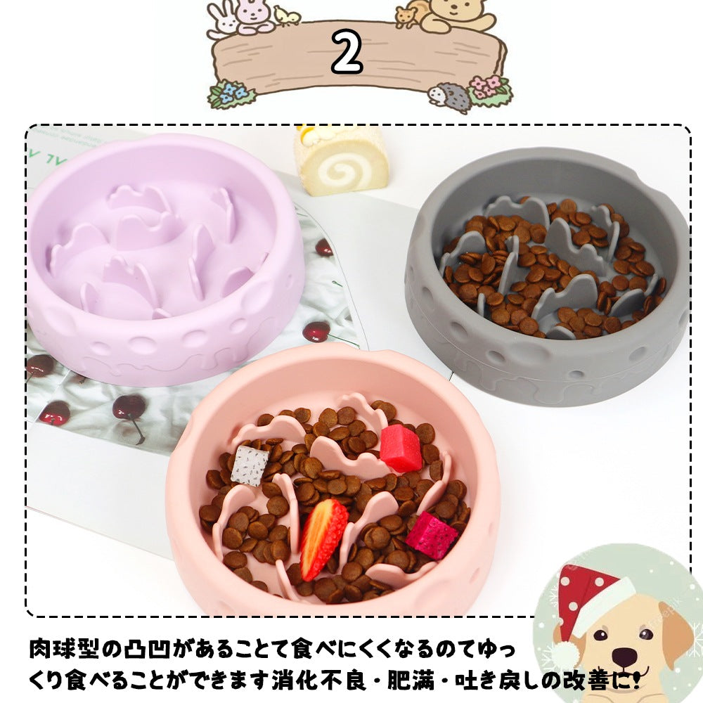 3日で出荷 2個セット 早食い防止 猫犬通用 ペット用 スローフィーダー ダイエット 食べ過ぎ スローフードペット 餌入れ 厚く お皿 餌入れ エサ入れ フードボウル ペットボウル フード おしゃれ