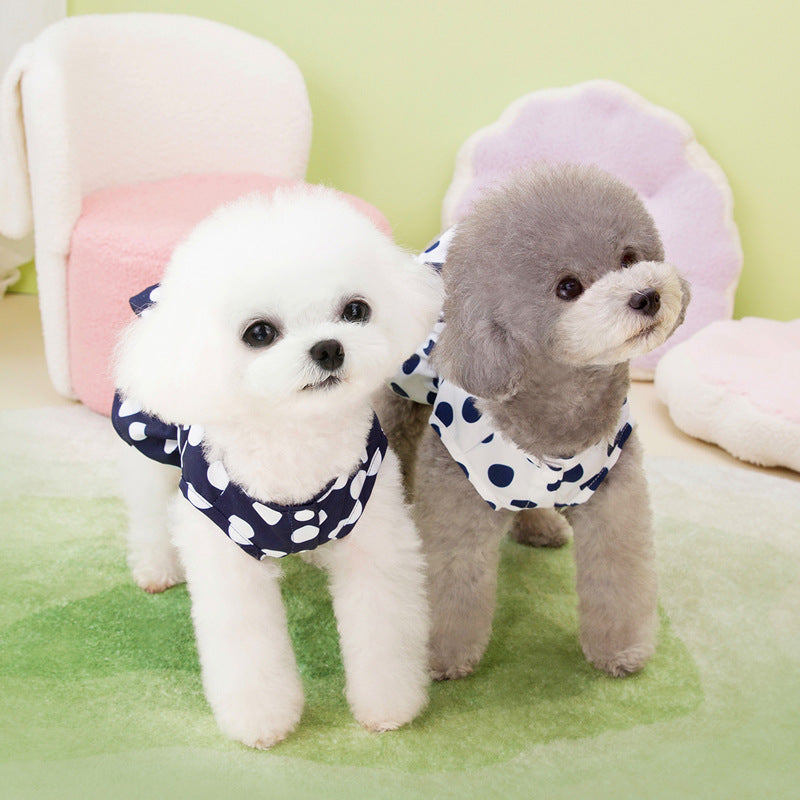 【新作犬猫服 登場】 犬服 ペット服 犬 洋服 ペット猫犬服夏薄型ペット服スカートリーシュスカート