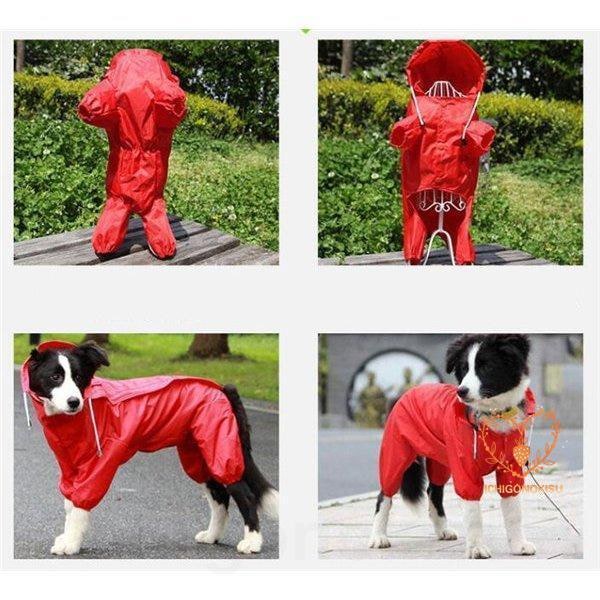 犬用 防水服犬服 レインコート 犬服 レトリバー犬 犬レインコート 犬の服 ドッグウェア ゴールデン犬 雨具 犬用 防水服 防雨犬の服 小型犬/中型犬