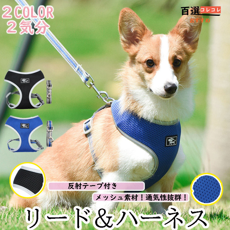 犬 小型犬中型犬 おしゃれな 苦しくない 高級秋冬物 4カラー 脱げない ハーネスリード