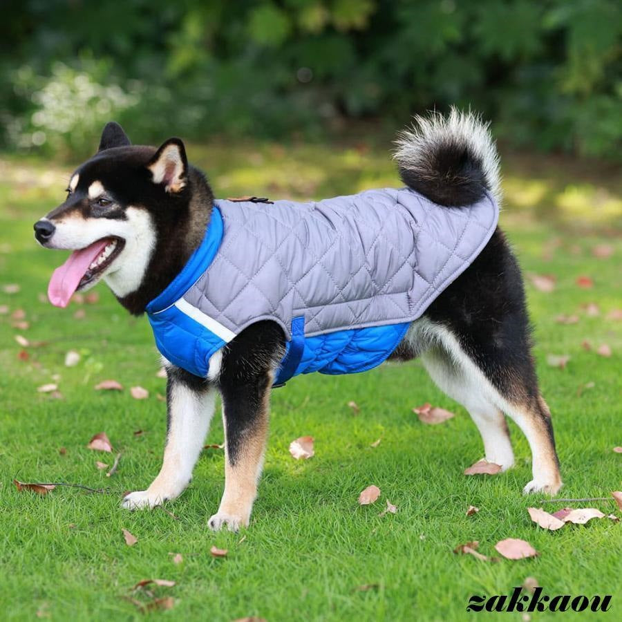 犬服 犬 ハーネス 冬 小型犬 中型犬 犬の服 防寒着 ジャケット 暖かい 撥水 ハーネス一体型ジャンパー 冬 コート ベスト オシャレ ジャケット 厚手 防寒対策