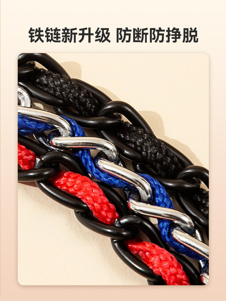 犬 リード ハーネス 紐 散歩紐 犬用デニムハーネス&リード けん引ロープ ペット用品 s13