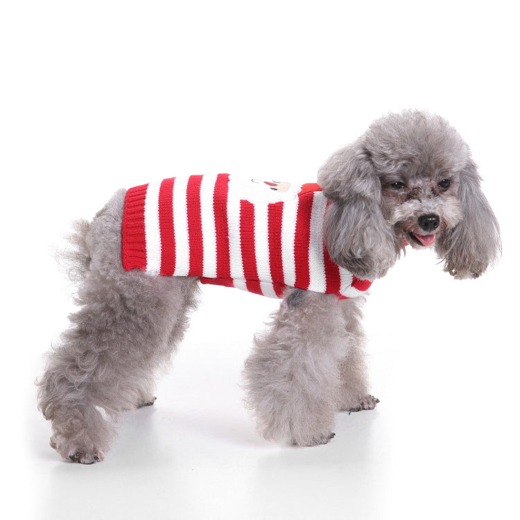 2023年新作入荷 ペット服 犬 服 Tシャツ ドッグウェア犬セーターペットクリスマスセーターニットハイネックペット服セーター犬セーター