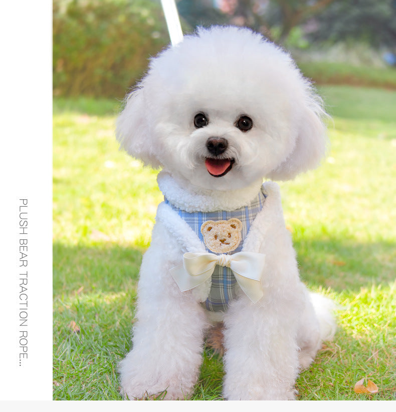 リード リーシュ ペット用品 ハーネスリードセット 犬用 ネコ用ハーネス 2点セット おしゃれ ハーネス お出かけ 猫用 犬 小型犬 中型犬 シンプル お散歩 簡単装着 胴輪 69 軽量 犬用ハーネス