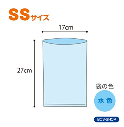 驚異の防臭袋 BOS (ボス) うんちが臭わない袋 ペット用 2個セット うんち 処理袋【カラー:ブ