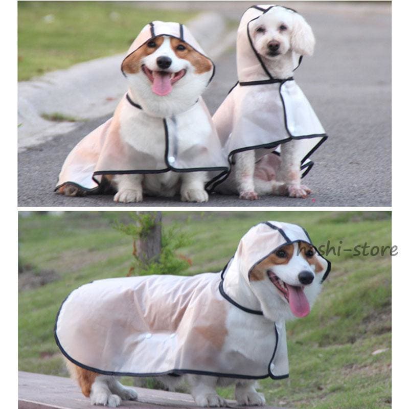 犬服 レインウェア おしゃれ 雨具ウェア レインコート 旅行 お出かけ お散歩 小中大型 ドッグウェア かわいい レイングッズ ペット服