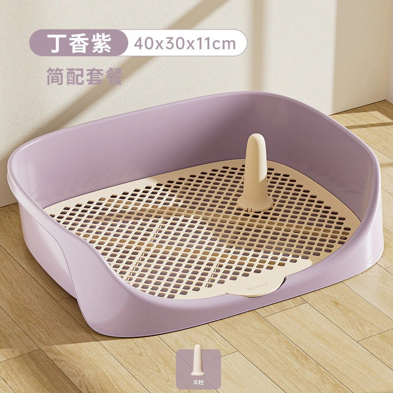犬 トイレトレー 犬 トイレ ワイド 保護掃除が簡単 ペットトイレ トレーニングトイレ メッシュトレ メッシュトレー 犬トイレトレー 柱付き 訓練しやすい 飛び散