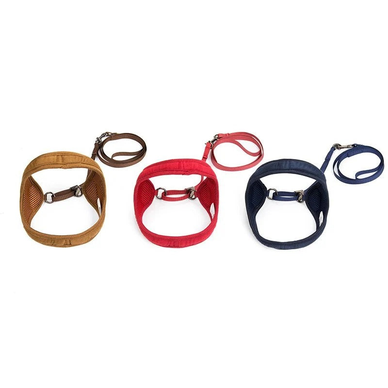ハーネスリード ペット用品 犬 小型犬 2点セット お散歩 お出かけ アウトドア カジ
