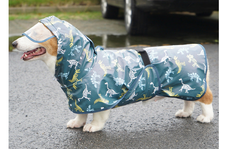 レジャー 犬のレインコート ケープ お腹カバー コギ テディ ゴールデンレトリバー ペット用レインコート 着脱しやすい 犬の服