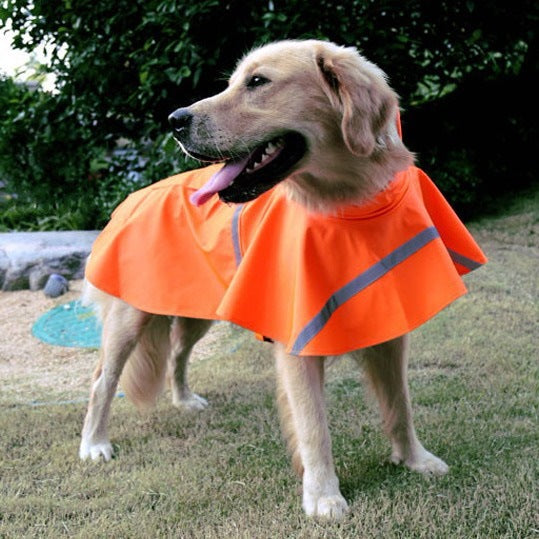 ペット レインコート 犬用 雨具 防水 ポンチョ 小型犬 ペットウェア かわいい 雨天対策 ポケット反射テープ付き 中型犬 大型犬 梅雨 散歩 雨具