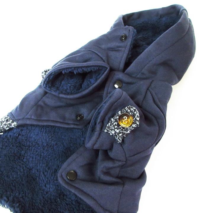 の主役級 ダッフルコート 犬服 犬の服 アウター コート ジャケット 裏起毛 ボア ドッグウェア服 おしゃれ 可愛い トイプードル チワワ 洋服