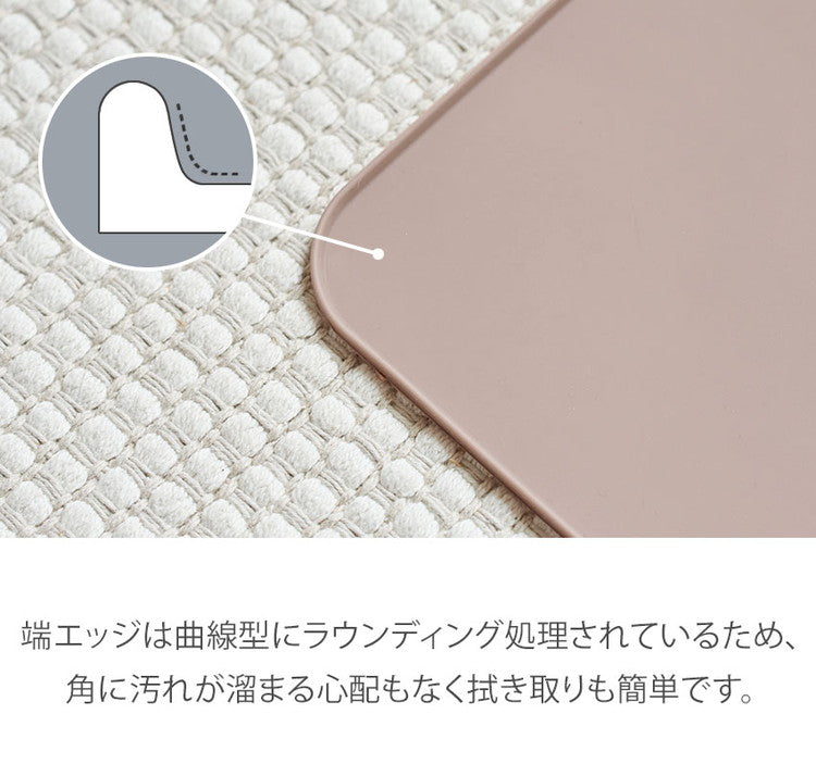 <a href="https://www.qoo10.jp/gmkt.inc/Search/brand.aspx?brandno=33710" target="_blank" class="title_brand" id="btn_brand" title="ルームアンドホーム">ルームアンドホーム</a>エッジシリコンマット 55cm45cm 【リコメン堂限定オリジナルカラー 3色】薄型 防臭防水機能付き トイレトレー ペットトイレ 薄型 ペット シート シーツ ペットシート 【roomnhom
