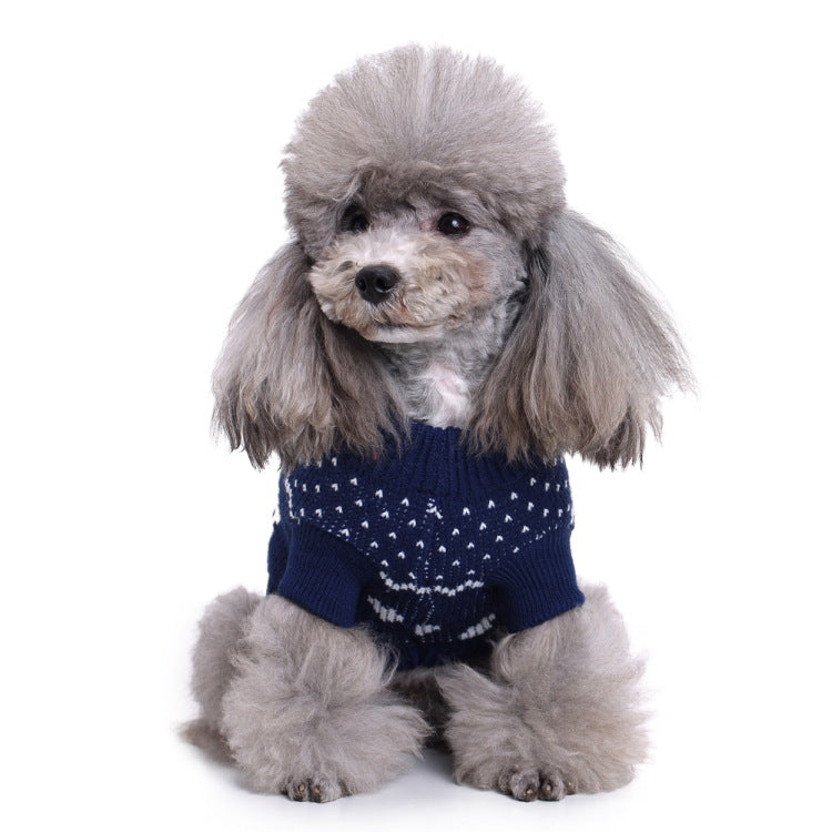 2023年新作入荷 ペット服 犬 服 Tシャツ ドッグウェア犬服クリスマス衣雪花セーターハロウィンペット服セーターヘラジカ衣犬セーター