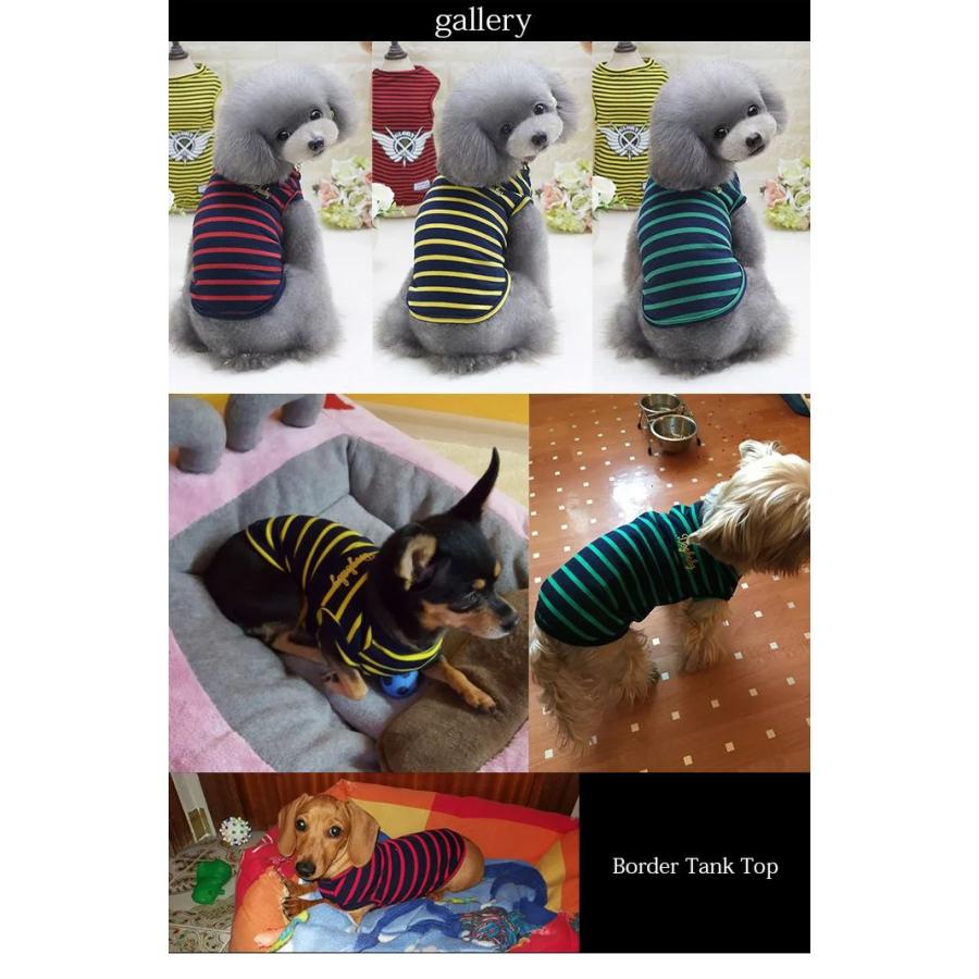 新商品プロモーション,数量限定 犬 猫 服 ウェア ペット ドッグ ドッグウェア 小型犬 中型犬 ボーダー タンクトップ犬 猫