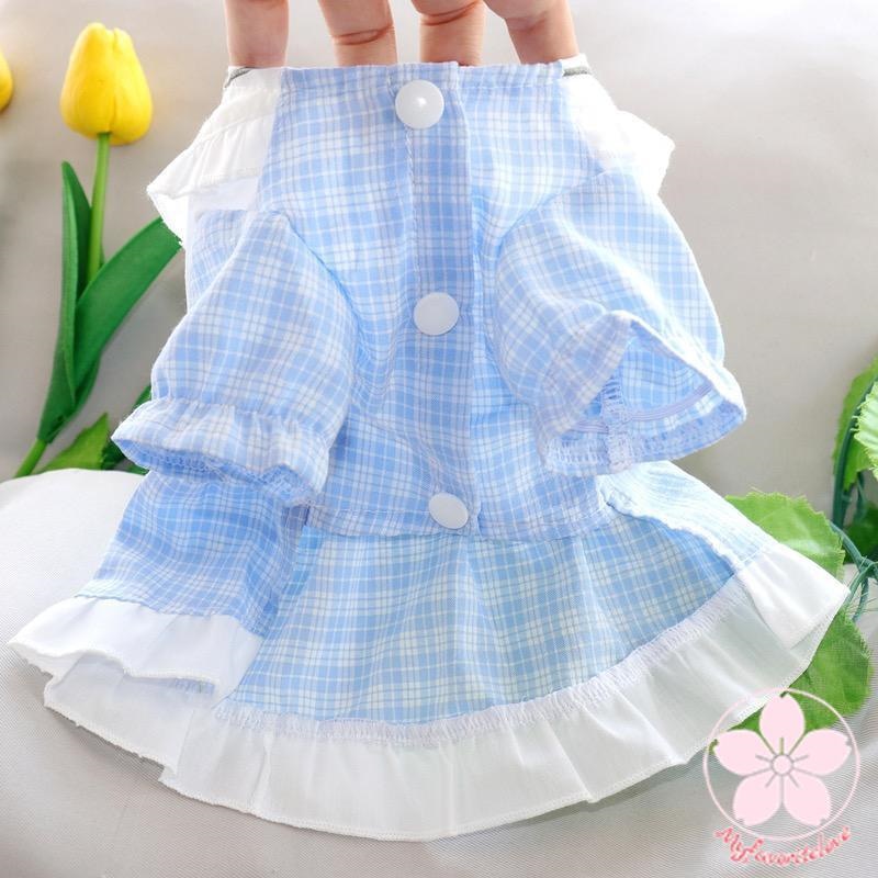 超目玉新品 ペット服 安い 犬 春 夏 涼しいフリル ドレス ワンピース かわいい 可愛い ハイブランド 猫 ドッグウェア