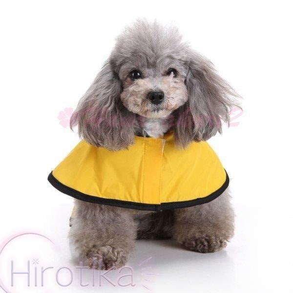 ペット服 レインコート 犬の服 ペット用品 ドッグウェア 雨具 ポンチョ 雨着 小型犬 中型犬 大型犬 フード付き 旅行 お出かけ 梅雨