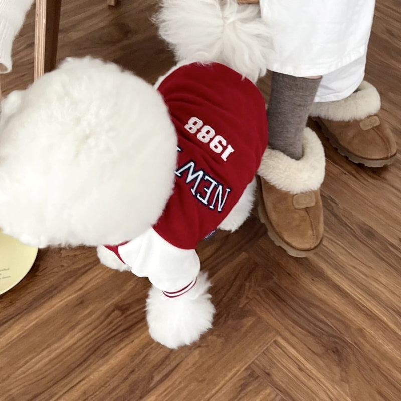 ペット服 犬の服 犬猫服 野球服 テディビーベア ヨークシャー 小中型犬 服 快適 ペット用品 犬用品 散歩 防寒 秋冬服