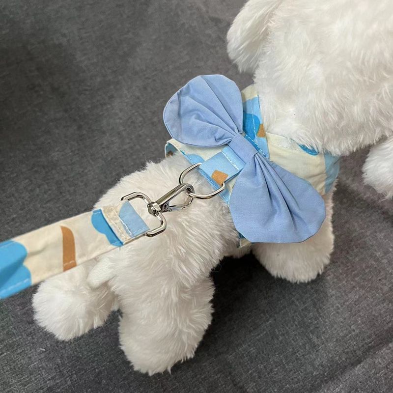 ペットの薄い蝶結びの胸のベルトの牽引ロープのテディは熊の小型犬の犬の猫の夏の外出の服より メガ割ワンピースパンツトートバッグ
