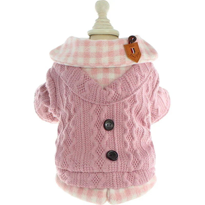 2色春秋冬ダウンコートの新金新品偽2件犬の服ピンクかわいい猫のバブルスリーブロリータお姫様ベスト新生ミルク犬のミルク猫の子犬マシュマロ小型犬クマちゃんペットテディ服CXDZ