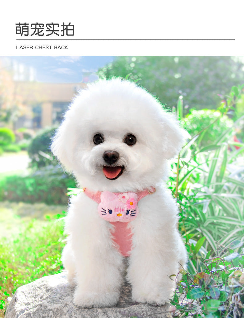 おしゃれ 犬用 ペット用品 ネコ用ハーネス 犬用ハーネス 86 お散歩 簡単装着 ハーネスリードセット 猫用 2点セット 犬 小型犬 中型犬 リーシュ 胴輪 ハーネス お出かけ リード ペットハーネス
