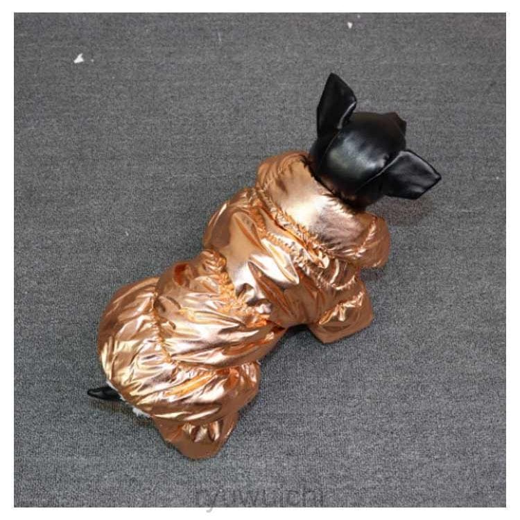 犬服 冬 ドッグウェア 中綿 裏ボア つなぎ カバーオール ダウン風ジャケット コート 保温 ペット服 小型犬 中型犬 犬の服 防寒 犬 服