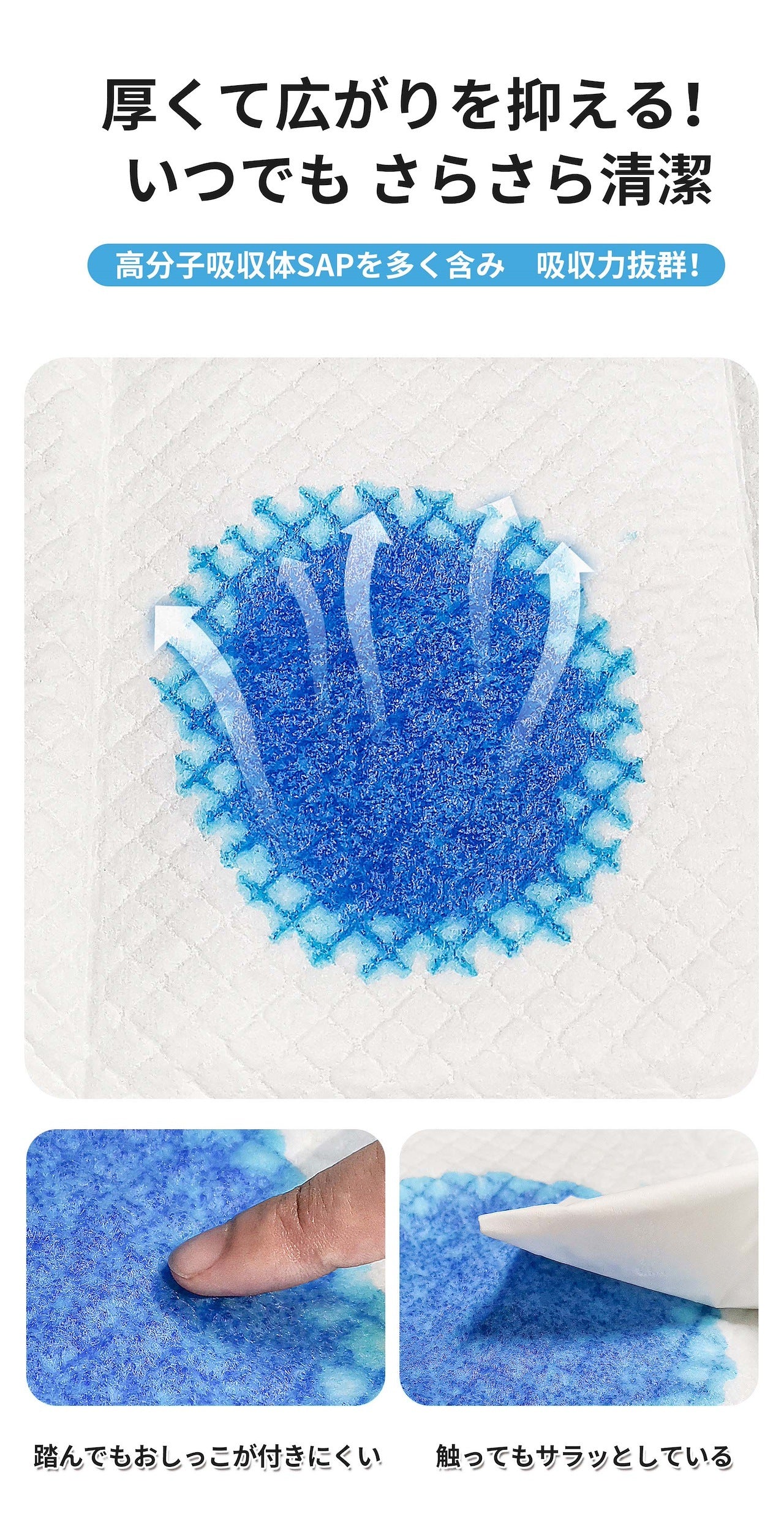 <a href="https://www.qoo10.jp/gmkt.inc/Search/brand.aspx?brandno=109151" target="_blank" class="title_brand" id="btn_brand" title="Honeycare">Honeycare</a>ペットシーツ 中厚型 ペットシート香り付き 香り選択可 サイズ選択可 レギュラー ワイド スーパーワイド