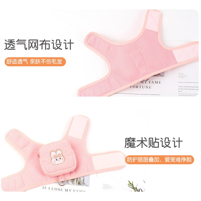 ペットハーネス ネコ用ハーネス 軽量 ハーネスリードセット 106 お出かけ お散歩 犬 ペット用品 胴輪 2点セット ハーネス 中型犬 犬用ハーネス 猫用 簡単装着 犬用 リーシュ 小型犬 シンプル