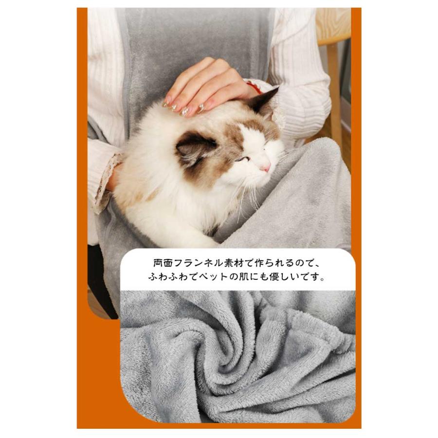 手足が出せる パーカー猫 猫用 小型犬 スリング カンガルーポケット ペット寝袋 抱っこ用エプロン 猫エプロン 子犬 爪切り 抱っこ ペットスリング